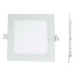 Spot encastrable led carre extra - plat 3w - blanc froid 6000k