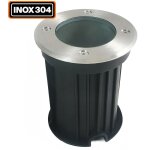 Spot encastrable de sol rond inox 304 exterieur ip65 gu10 Spot encastrable de sol rond inox 304 exterieur ip65 gu10