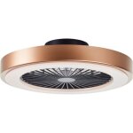 �ventail noir slimline avec bord dor� - g60060 / 86