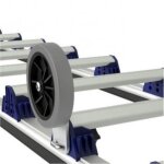 Roues interm�diaires pour l'�chelle de toit - roues / evoklip