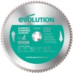 Evolution power tools - lame � aluminium tct 255mm 80 dents al�sage 25, 4mm evolution pour scie � onglet ...