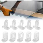 Evotrade - support pour �tag�res en verre ? kit complet de 100 pi�ces id�al pour mobilier et am�nagement ...
