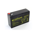 Exalium - batterie plomb 12v 6ah exa1224w f1 - f2 +