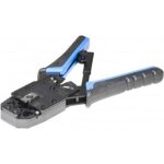 Exertis connect - pince � sertir a cliquet rj45, rj11, rj12, rj9, rj50