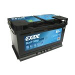 Exide - batterie agm start and stop ek800 12v 80ah 800a l4d