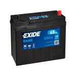 Batterie exide excell b24r 12v 45ah 330a 237x127x227 + d eb456
