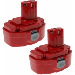 Extensilo - 2x batteries remplacement pour makita 1835f, 192828 - 1, 192829 - 9, 1822, 1823, 1833, 1834, ...