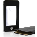 Eyepower - loupe de poche lentille convexe de x1, 25 (5d) et x4 (16d) avec 4 led lumi�re blanche incl ...