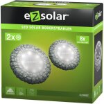 Pack de spots solaires encastrables ez solar gl089ez - 2x12lm Pack de spots solaires encastrables ez solar gl089ez - 2x12lm