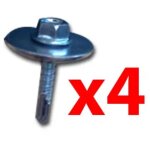 Faac kit n� 4 vis de fixation 390178