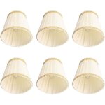 Fabric lamp shades, small lamp shades, candle holder clips for crystal chandelier, e14 lampshades for ...