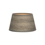 Fabrilamp - abat - jour salma e27 wood grey 45dx35dx30h conique ouvert