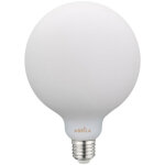 Fabrilamp - ampoule led globe opale filament e27 abrila (16 w 3000 k 1440 lm) �12, 5 x 19 cm