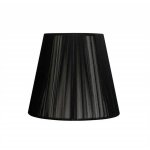 Abat - jour conique indira thread avec clip noir (�14x8x9, 5cm)