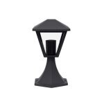 Petite applique dornela of 1 lumire en gris ip44 - fabrilamp