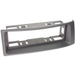 Facade autoradio 1din compatible avec renault megane 1 et scenic 96 - 02 - gris - raf2600a