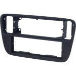 Adnauto - facade autoradio 1din compatible avec seat mii vw up skoda city go - noir