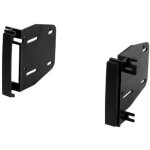 Facade autoradio 2din compatible avec chrysler dodge jeep vw ap07 noir