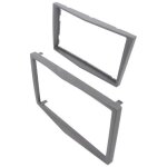 Facade autoradio 2din avec contour fa152. 2a compatible avec opel antara astra corsa zafira - gris fonce ...