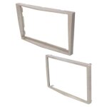 Facade autoradio 2din avec contour fa152. 2b compatible avec opel antara astra corsa zafira - champagne ...