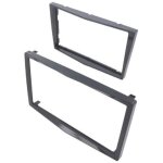 Facade autoradio 2din avec contour fa152. 3 compatible avec opel antara astra corsa zafira - grisgrey ...