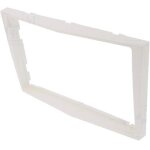 Facade autoradio 2din fa152. 1f compatible avec opel astra ap03 vivaro ap07 zafira ap04 - blanc perle ...