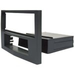 Facade autoradio fa152e compatible avec opel antara astra h tigra zafira b - anthracite vp