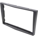 Facade autoradio fa152r compatible avec opel astra h et twintop 04 - 10 grey gloss
