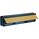 Fa�ade polyamide avec volet aluminium bezault - pour porte �paisseur 20 � 40 mm - noir - anodis� argent ...