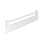 Fa�ade pour tiroir � l'anglaise arcitech hettich recouper en alu blanc - l. 2000 mm - 9192206