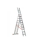 Facal - chelle transformable aluminium 3 plans g�nia ? longueur 4 � 9 m