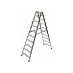 Escabeau double accs 2x7 marches - hauteur max. de travail 3, 04m - d6