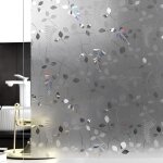 Facilitys - film d�coratif �lectrostatique anti regards pour fen�tre - fleurs - translucide