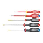 Coffret de 5 tournevis protwist facom at. j5vepb (dont 2 tournevis isols 1000v empreintes fente et prozidriv) ...
