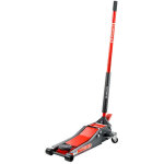 Facom ? cric compact et extra plat 2t ? capacit� de levage 505 mm ? p�dale d'approche rapide ? roues ...