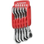 Jeu de cl�s mixtes � cliquet, 10 pi�ces - facom