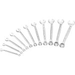 Facom ? jeu de 11 cl�s mixtes m�triques 7 � 19 mm ? t�te inclin�e 15� ? profil ogv� pour serrage puissant ...