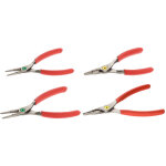 Jeu de 4 pinces pour circlips - becs droits - 10 à 60 mm - facom Jeu de 4 pinces pour circlips - becs droits - 10 à 60 mm - facom