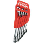 Jeu de 6 cls polygonales  cliquet tte 15 sur support - facom