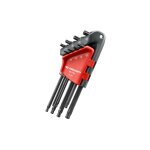 Jeu de 8 cl�s m�les torx sur �tui. t n�10 - 15 - 20 - 25 - 27 - 30 - 40 - 45 - facom