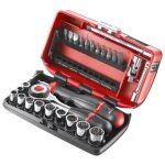 Facom - jeu de douilles 1 / 4z 6 pans, 28 pi�ces