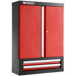 Facom - meuble haut 2 portes pleines et 2 tiroirs jls3 rouge