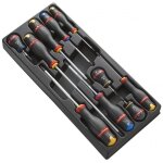 Facom mod. at5 modules de 10 tournevis protwist� en plateau thermoform� - 900g