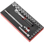 Facom - module douilles 1 / 2' 12 pans modm. sl161 - 36, 23 pi�ces