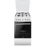 Fagor - cuisini�re 50x60, 4 foyers gaz , allumage une main , br�leurs et grille fcm104b