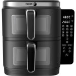 Fagor - friteuse sans huile airfryer fgd11 - capacit� 11l - double cuves 5, 5 l - 12 programmes de cuisson ...