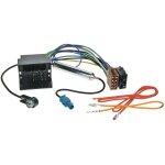 Faisceau iso autoradio compatible avec audi seat skoda vw avec amplificateur antenne phantom