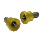 Faithfull 2 embouts de vissage ph 2 pour plaque de pltre