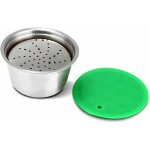 Famille - capsule de caf� rechargeable en acier inoxydable r�utilisable pour nespresso dolce gusto pour ...