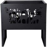 Fancy flames - brasro rectangulaire motifs cerfs